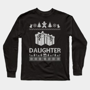 Matching Christmas , Family Christmas Daddy, Mommy, Daughter, Son, Aunt, Uncle, Grandpa, Grandma.... Long Sleeve T-Shirt